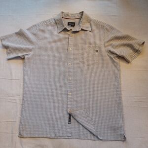 Marmot Plaid Short Sleeve Button Down Shirt Men's Size Large